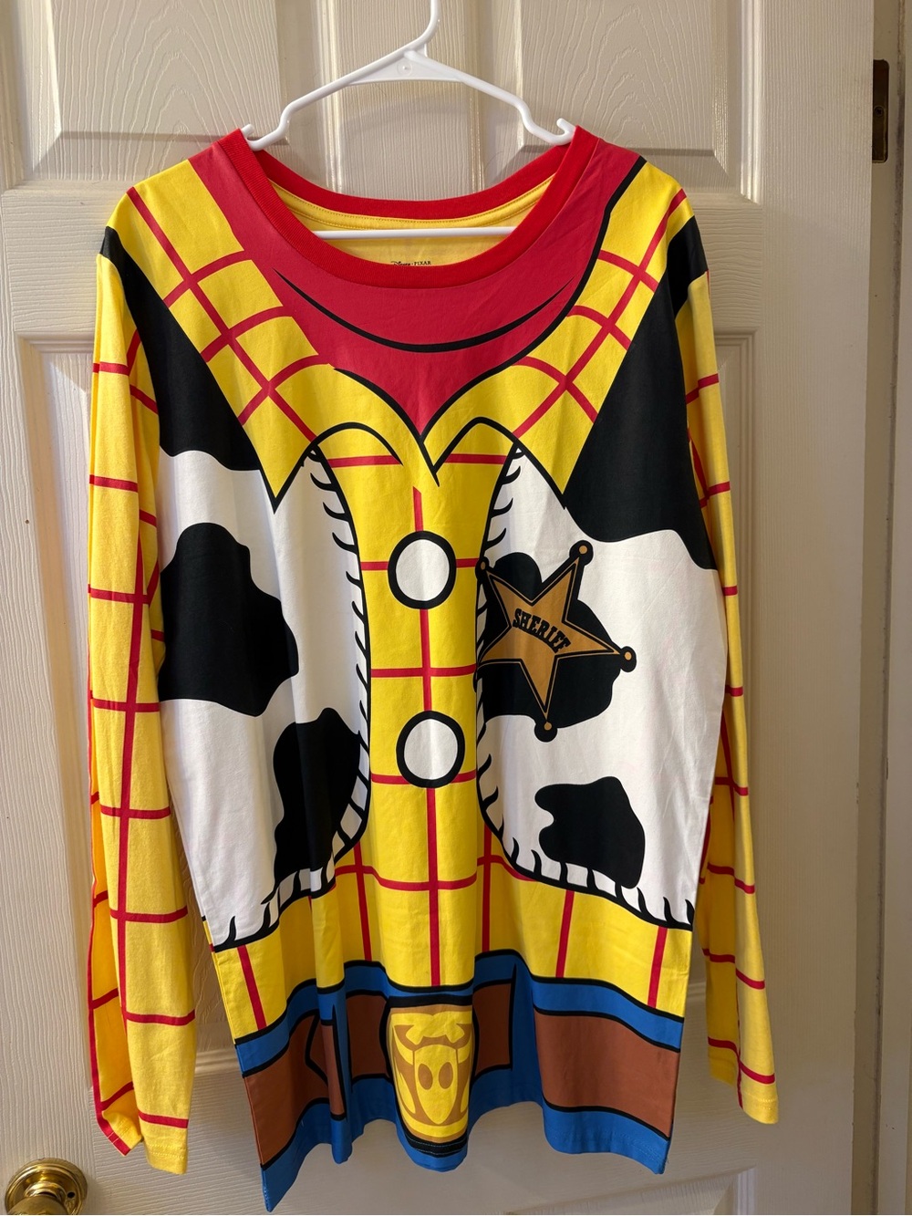 Disney Pixar Toy Story Sheriff Woody Halloween Costume Shirt